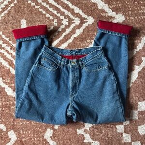 L.L. bean fleece lined jeans
